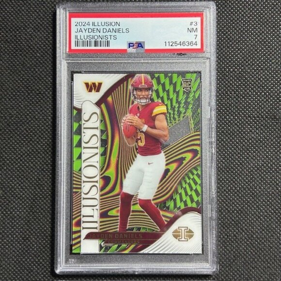 2024 Illusions Jayden Daniels Illusionists Rookie Card RC #3 Commanders - Picture 1 of 2